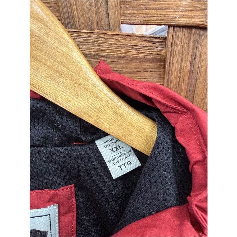 Levi's Men's Deep Red Hooded Windbreaker Jacket - Picture 2 of 4